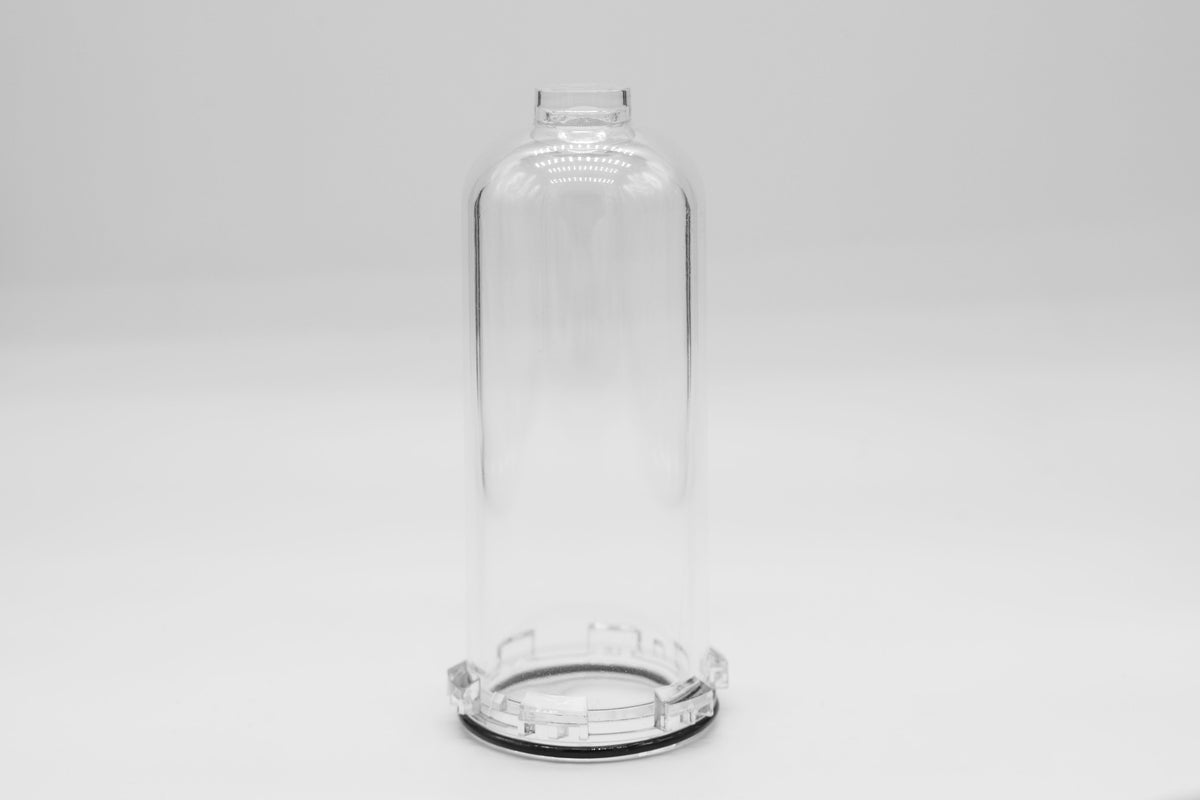 FLI VENTURI transparent oil tank on a white background